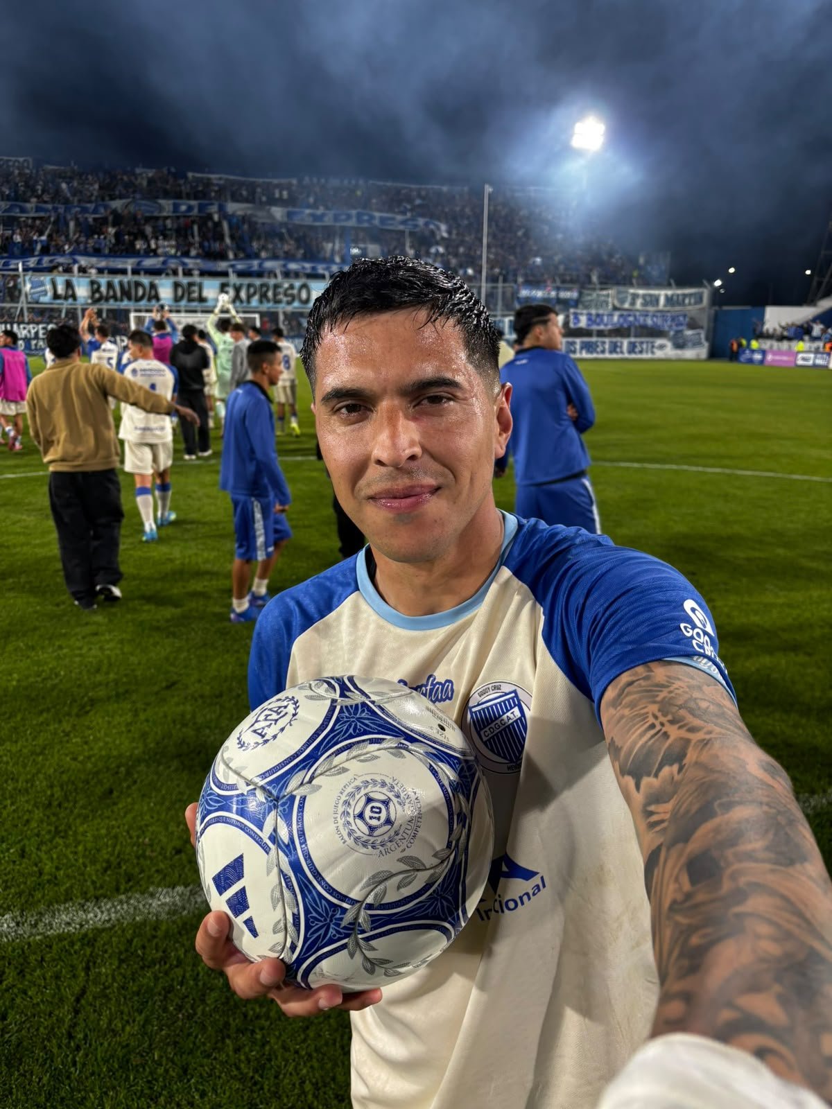 Martín Pino, otro futbolista que facturó un hat-trick con la camiseta del Bodeguero