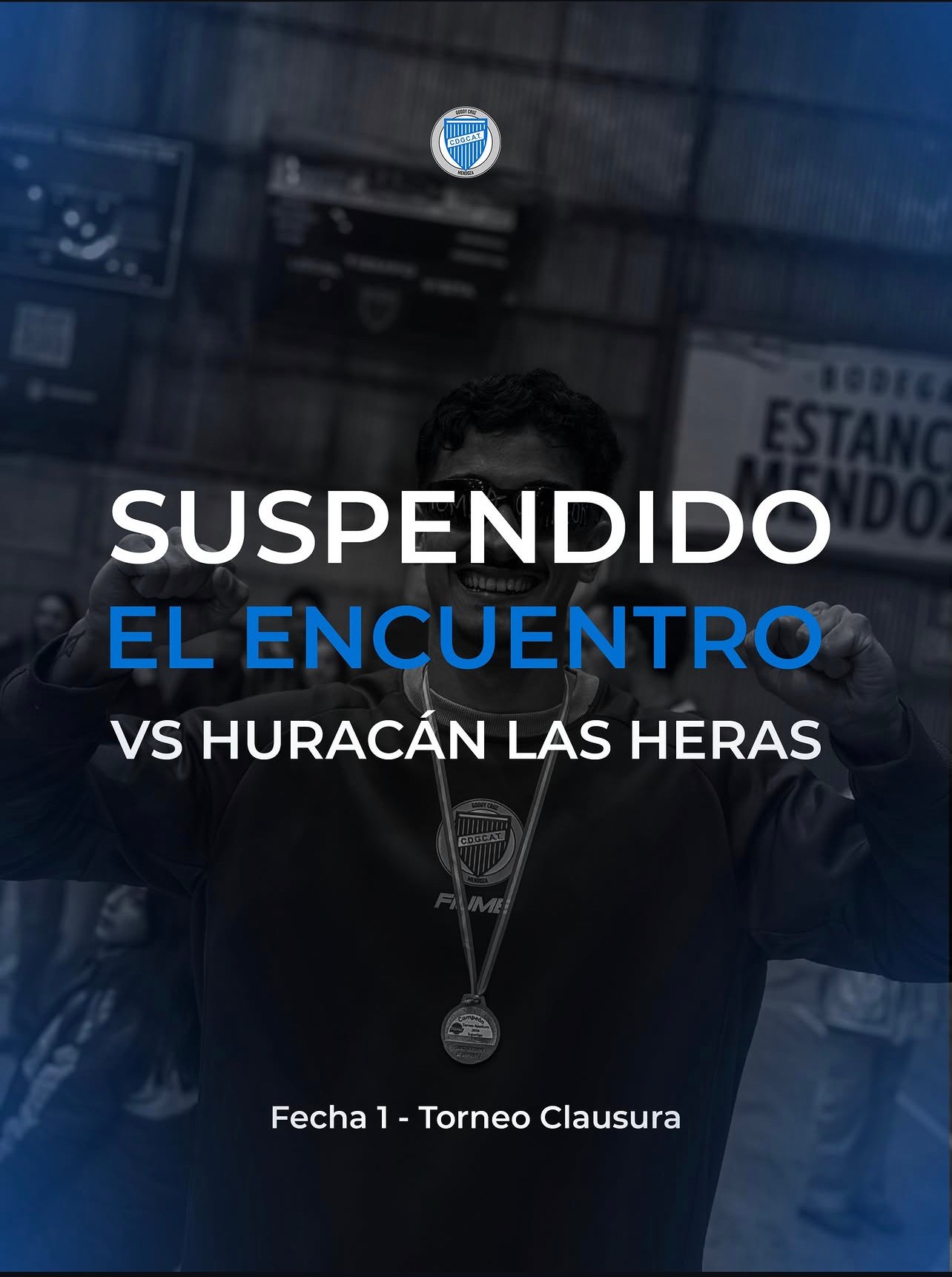 Se suspendió el debut del campeón