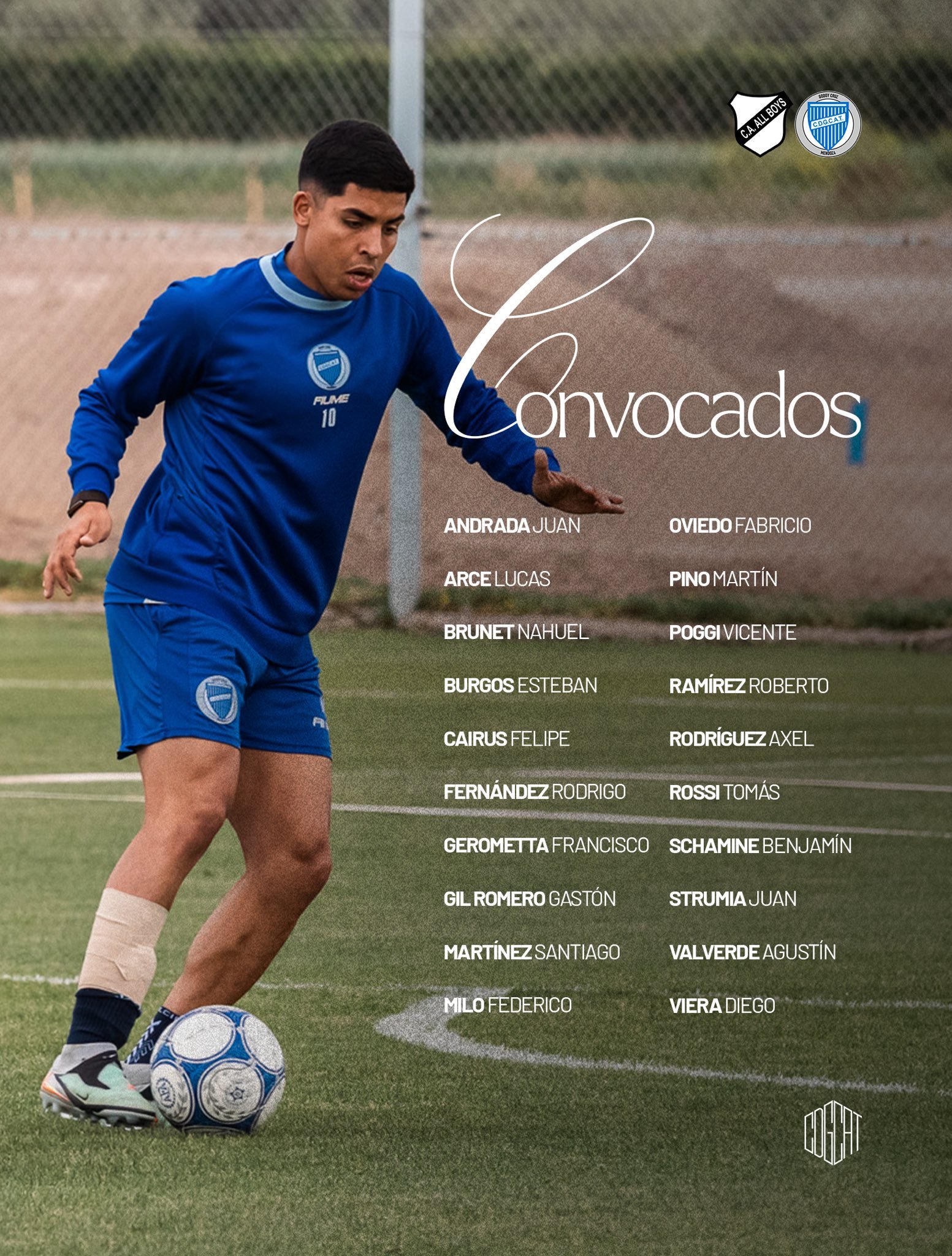 Dos regresos en la lista: los elegidos por de Muner para el duelo ante All Boys